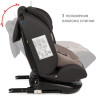 Удерживающее устройство для детей SIGER Престиж ISOFIX, гр.0+/ I/II/III, мокко KRES3524